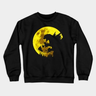 Godzilla moon nigh Crewneck Sweatshirt